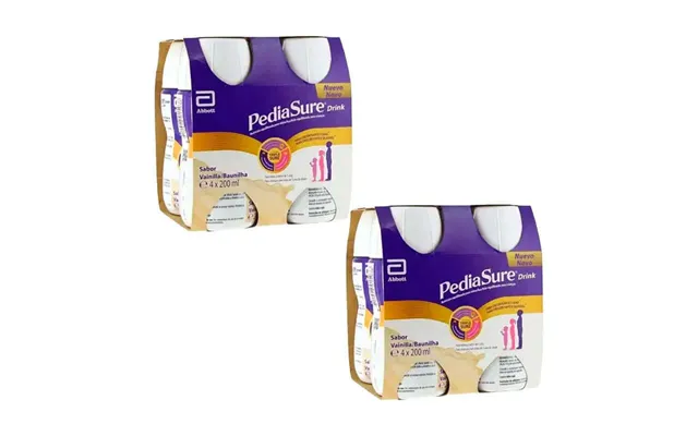 Pediasure Drink Vanilla Drink For Children - 4 Bottles X 220 Ml Pack 2