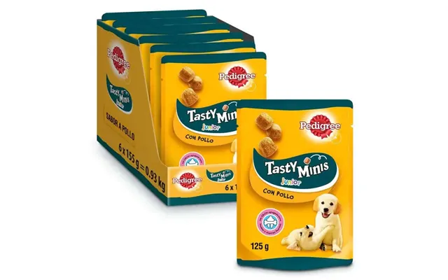 Pedigree Tasty Mini Junior Chicken 6x125gr product image