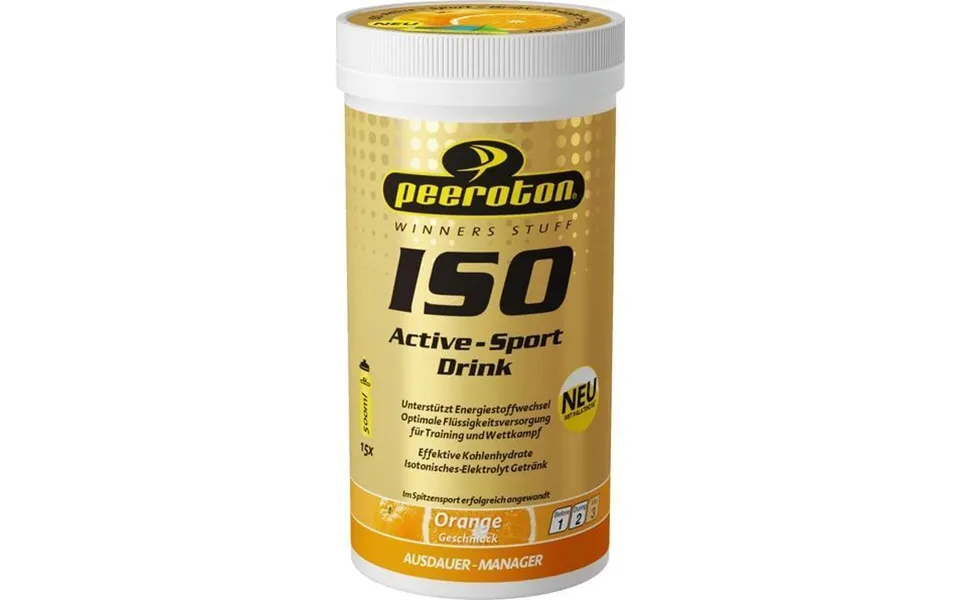 Peeroton Iso Active Sport Drink Isotonic Drink With Orange Flavor 300 G