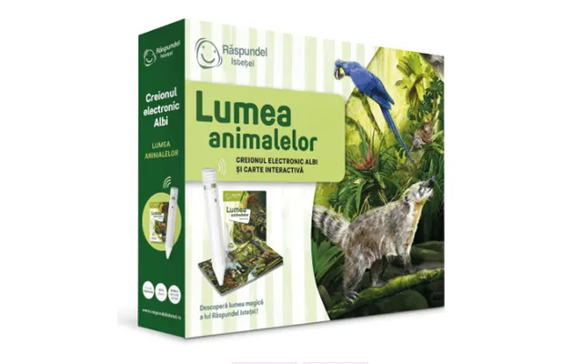 Pencil And Interactive Book Pack - Animal World