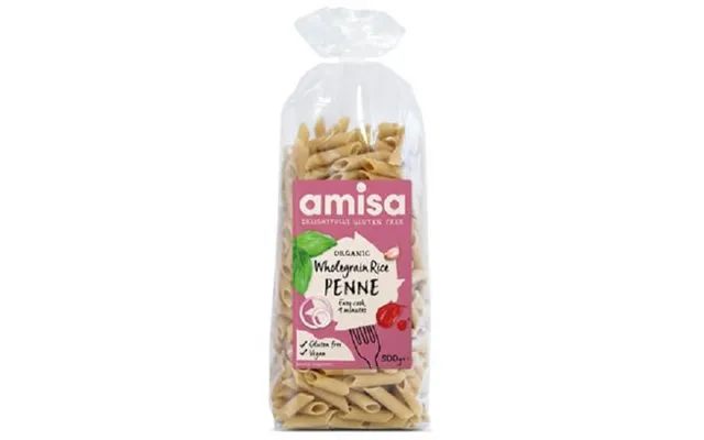 Penne From Eco Gluten Free Whole Wheat Rice - 500 Gr