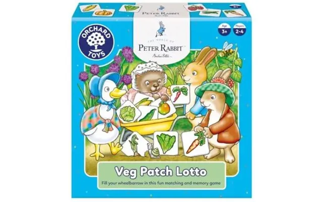 Peter Rabbit Vegetable Garden Loto Educational Game - 3 Years