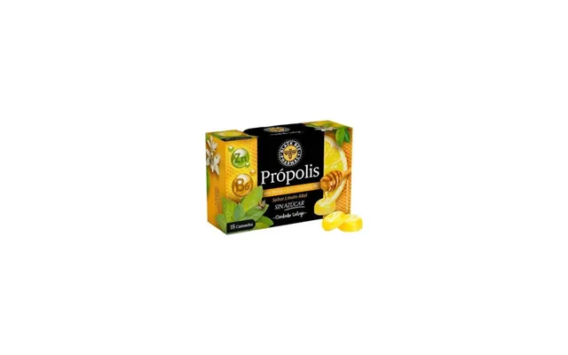 Pharmacy Black Bee Propolis 18 Candies Flavored With Honey And Lemon