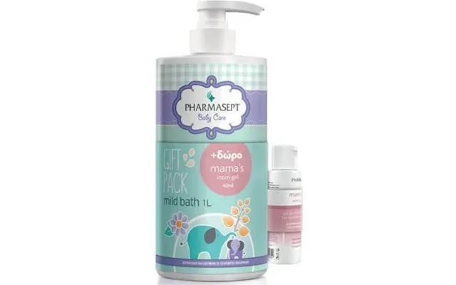 Pharmasept Set Baby Care Mild Bath Gentle Baby Shower Gel 1000ml & Mama's Intim Gel Cleansing Gel 40ml
