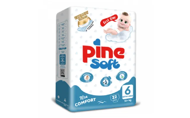 Pine Diapers Size 6 15kg X 22 Pcs