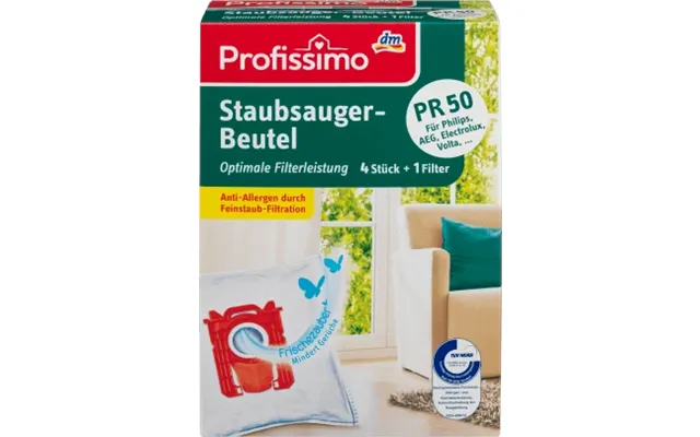 Profissimo Vacuum Cleaner Bags Pr 50 - 4 Pcs
