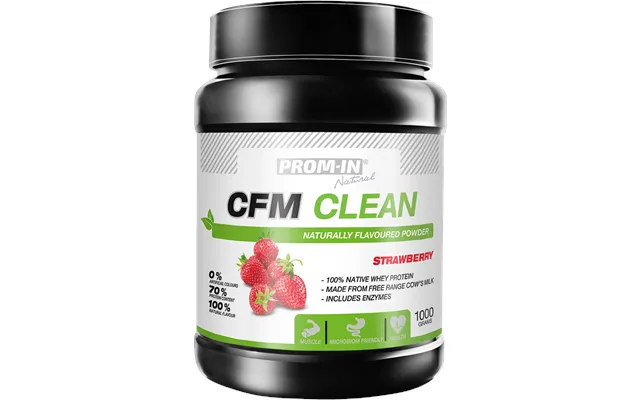 Prom-in Cfm Clean Protein With Stevia - Strawberry Flavor 1000 G