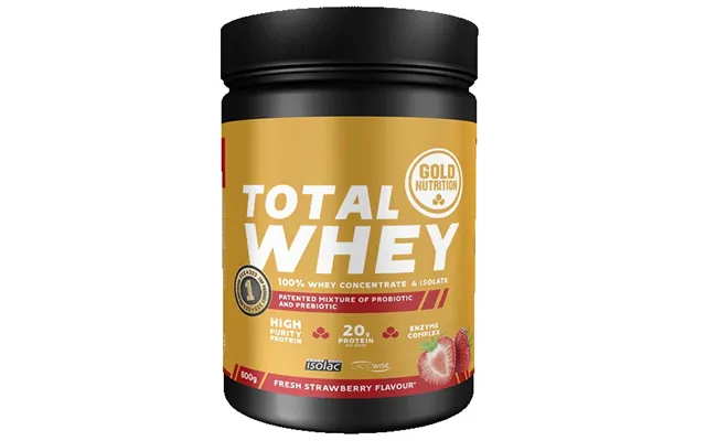 Protein Powder With Strawberry Flavor Total Whey - 800 G product image