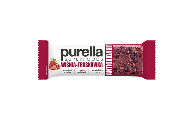 Purella Superfoods Antioxidant Bar - Cherry-strawberry