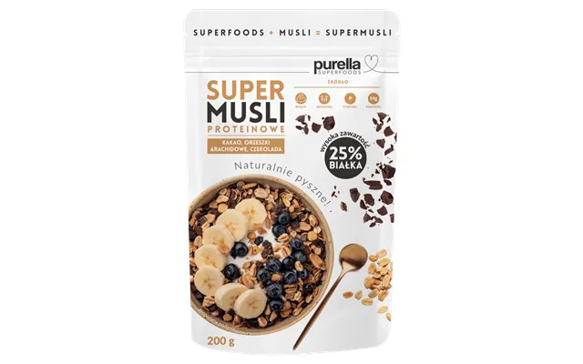 Purella Superfoods Super Protein Muesli - 200 G