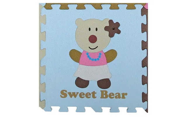 Puzzle Rugs Bear Bear Girl - 92 X 92 Cm