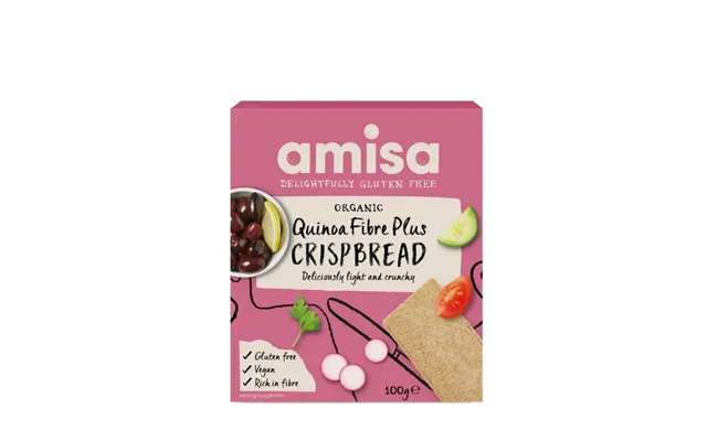 Quinoa Bread Rolls With Fibre Plus Gluten Free Bio Crispbread - 100 Gr