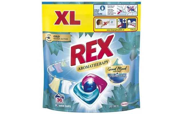 Rex Aromatherapy Lotus All-purpose Laundry Capsules - 36 Pieces