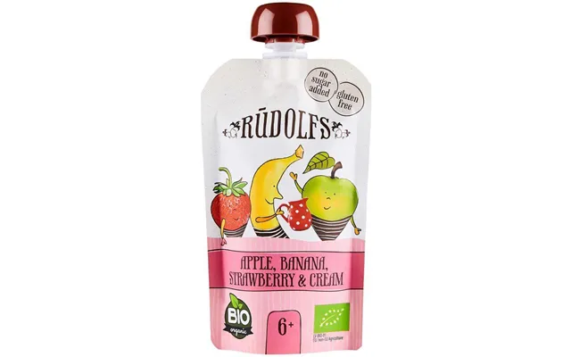 Rudolfs Organic Fruit Snacks Gluten Free Apples - Bananas