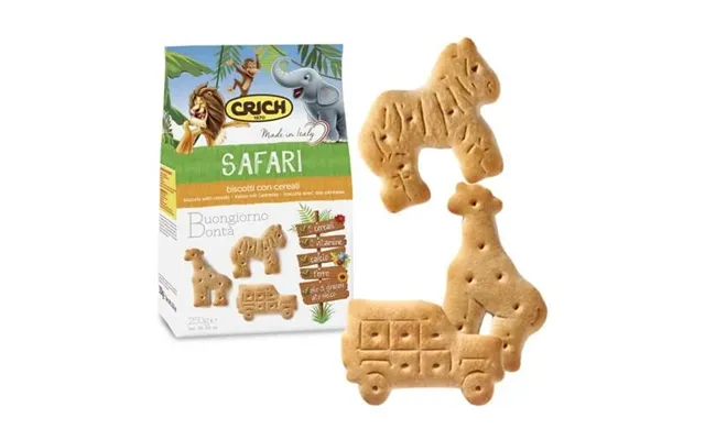 Safari Biscuits With Cereals - 250 Gr