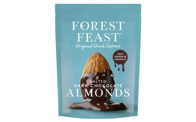 Salted Almonds Coated In Belgian Dark Chocolate - 120 G