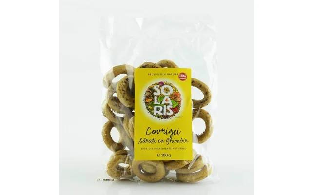 Salted Pretzels With Ginger 100 Gr - Solaris
