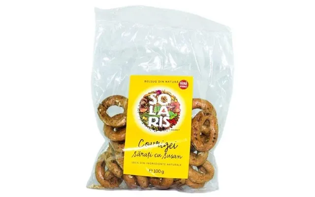 Salted Pretzels With Sesame - 100 Gr