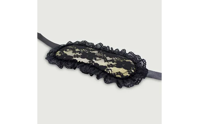 Satin Lace Blindfold - Gold product image