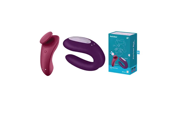 Satisfyer Partner Box 1 Set Sexy Secret Panty Vibrator Double Joy Partner Vibrator
