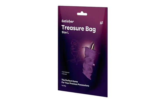 Satisfyer Treasure Bag Gadget Storage Bag L Violet product image