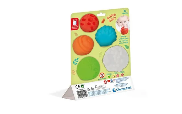 Sensory Balls In The Shape Of Animals Baby - Clementoni