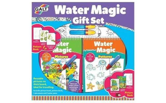 Set Of 2 Water Magic Colouring Cards - Galt