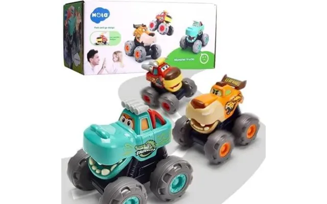 Set Of 3 Cars Bebe Monster Truck - 18 Months product image