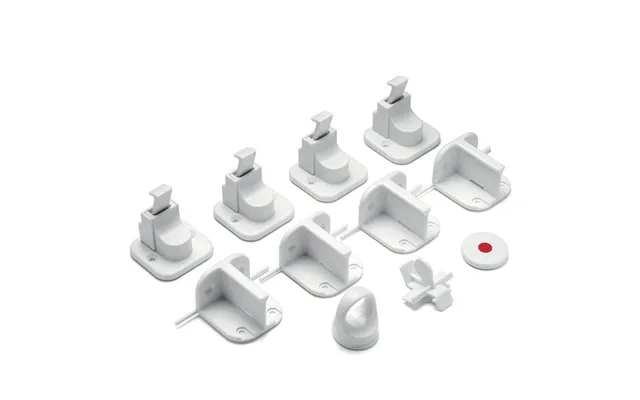 Set Of 4 Magnetic Locks For Drawers And Cupboard Doors - Reer