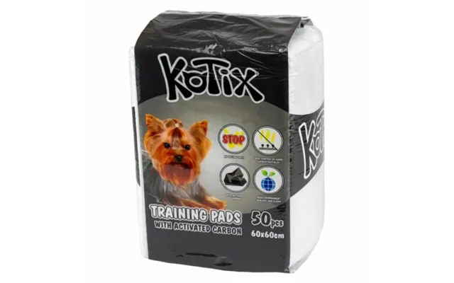 Set Of 50 Hygienic Absorbent Mats For Dogs Kotix - With Activated Carbon