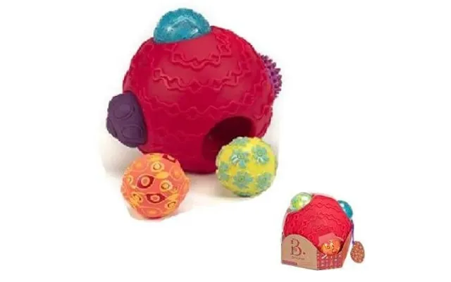 Set Of 6 Coloured Balls - B.toys