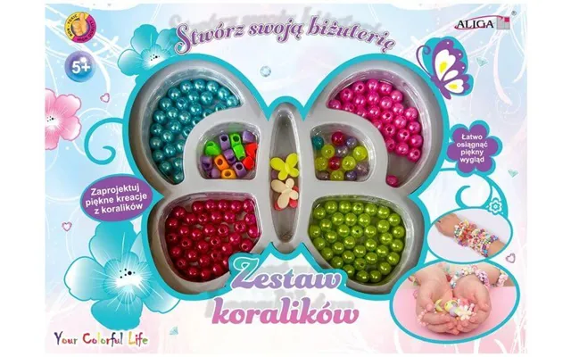 Set Of Plastic Beads And Shapes Line 120 Cm Pj-1961