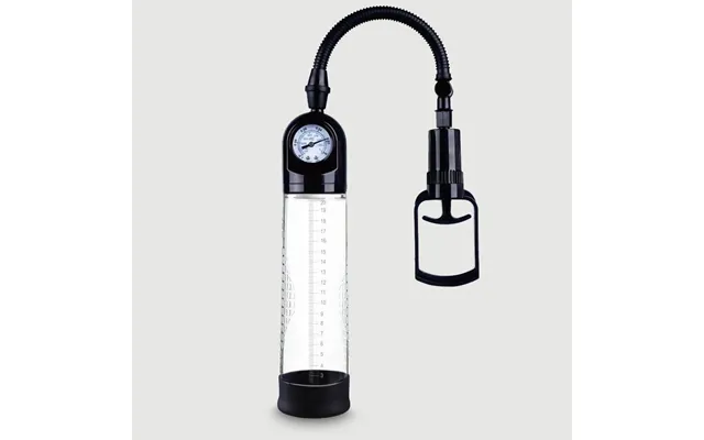 Sexopolis Male Beginner's Penis Pump With Handle & Gauge - Transparent