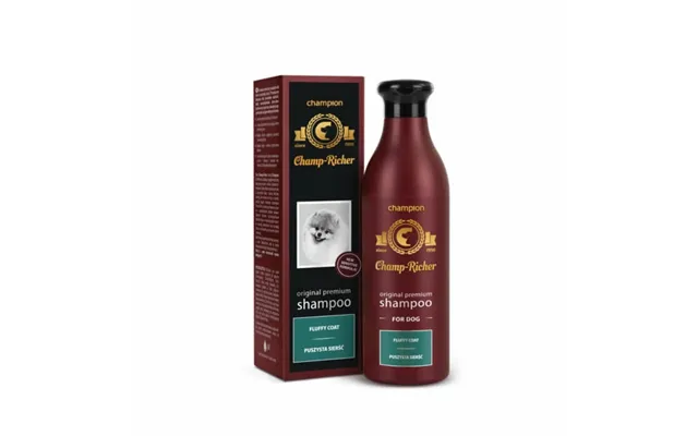 Shampoo Champ Richer For Dogs With Coal Coat - 250 Ml