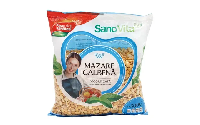 Shelled Yellow Peas - 500 Gr