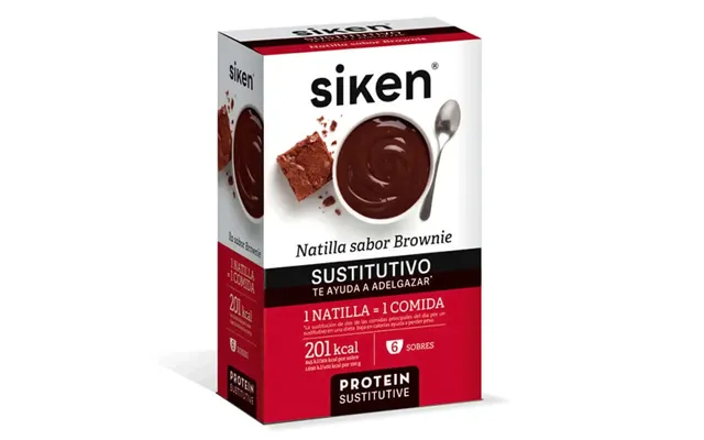 Siken Brownie Custard Substitute 6 Sachets