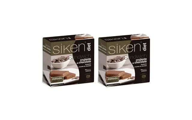 Siken Diet Chocolate Sandwich - 2x6 Units