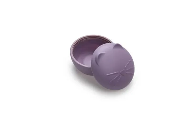Silicone Bowl With Lid - Cat