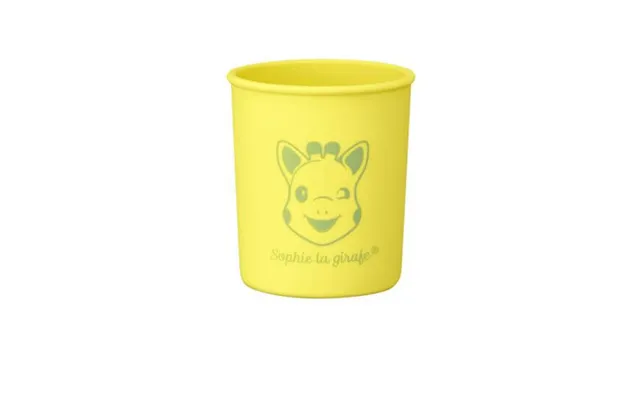 Silicone Cup Giraffe Sophie - Yellow
