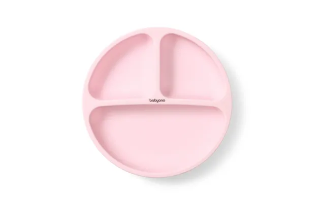 Silicone Plate With Suction Cup - Pink