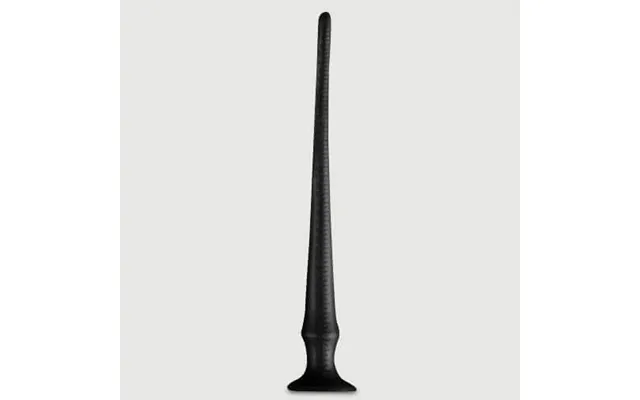 Silicone Snake Dildo For Depth Training 40 X 4,5 Cm - Black