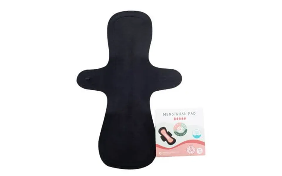 Slim Reusable Absorbent Pad - Black Color