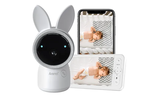 Smart Wi-fi Surveillance Camera With Lcd Monitor 2k Uhd Alnany - Arenti