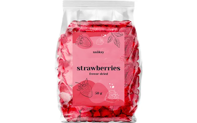 Snäksy Freeze-dried Strawberries 50 G