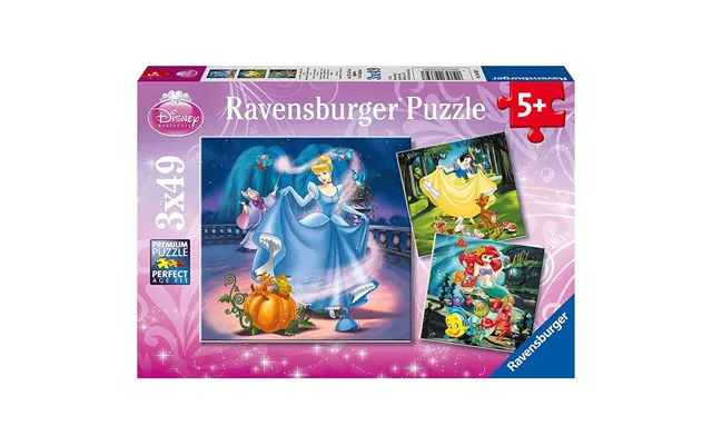 Snow White - Cinderella And Ariel Puzzle
