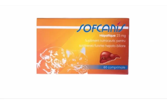 Sofcanis Dog Cat Hepatic Liver 25 Mg - 60 Tablets