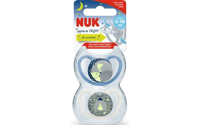 Space Night Silicone Pacifier - 0-6 Months