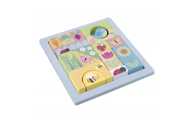 Spring Garden Building Blocks - Orange Tree Toys