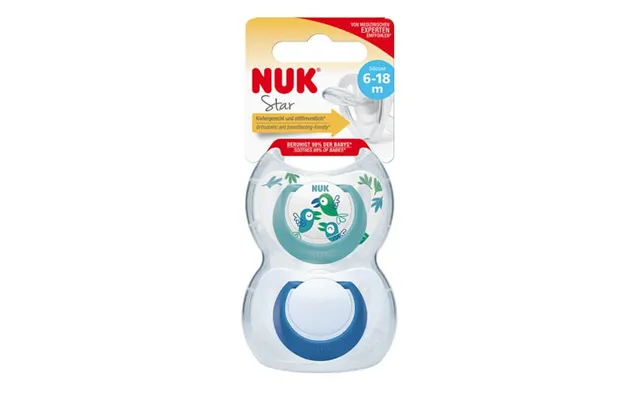Star Silicone Soother - 2 Pieces
