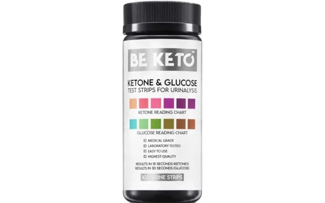 Strip Tests Glucose And Ketones 100 Pieces Beketo